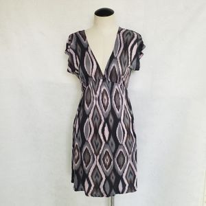 Sophia Jayne Maternity Dress M Stretch V-neck Short Sleeve